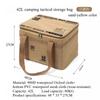 Tactical Camping Storage Bag Outdoor Storage Bag 42L Large Capacity Folding Box for Picnic Camping Equipment Organizing