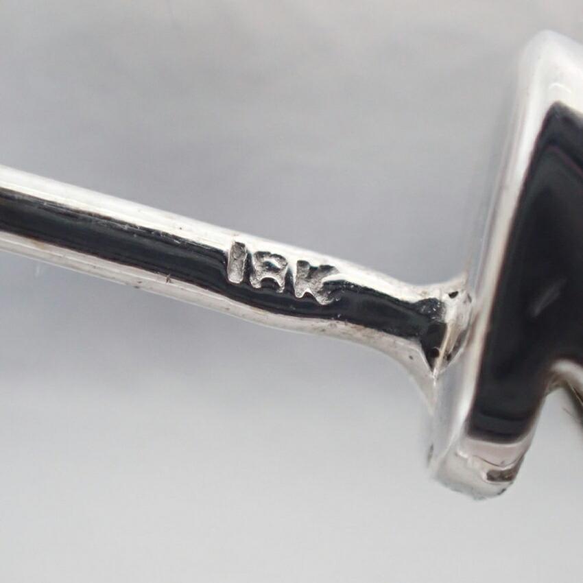 [Used] K18 Diamond Earrings/j109-1