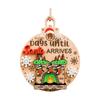 Christmas Countdown Activity Pendant Decoration 3D Style Wreath Countdown Festival Pendant