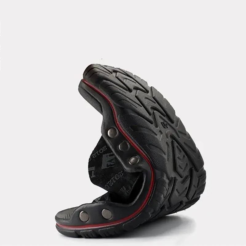 Fashion Men's Leather Slippers Summer Lightweight Soft Sole Casual Beach Sandals Flip Flops Outdoor Mens Shoes Slippers Men Big Size 48