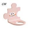 Waterproof Plastic Hanger Wall Mounted Shampoo Holder Hook, Cute Cartoon Splicing Design, Self Adhesive Multi Functional Storage Hook Bottle