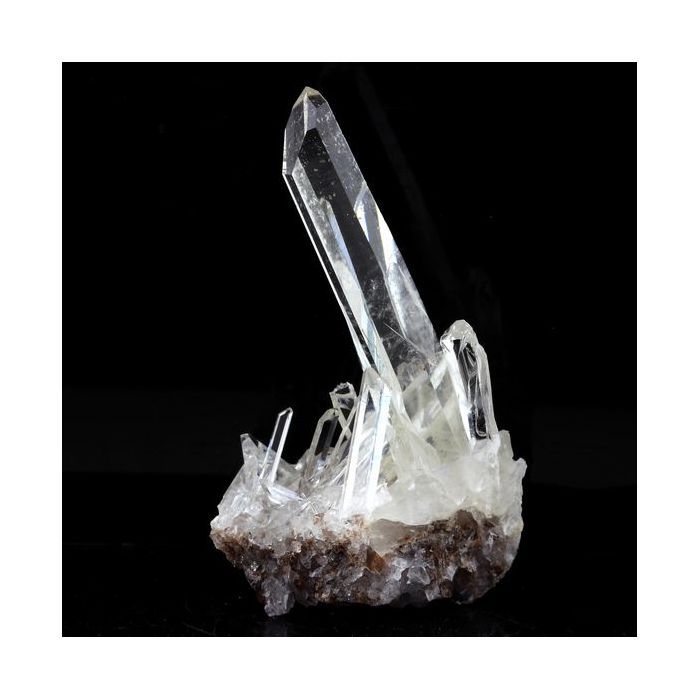 Pierres et Minéraux. Quartz. 142.0 ct. La Gardette Mine, Bourg d'Oisans, Isère, France.