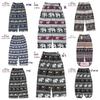 39 Designs Elephant Pants Loose Leg Adjustable Elastic Waistband StrapUnisex Women Men Print Thailand Casual Streetwear Boho Bohemian Retro Vintage