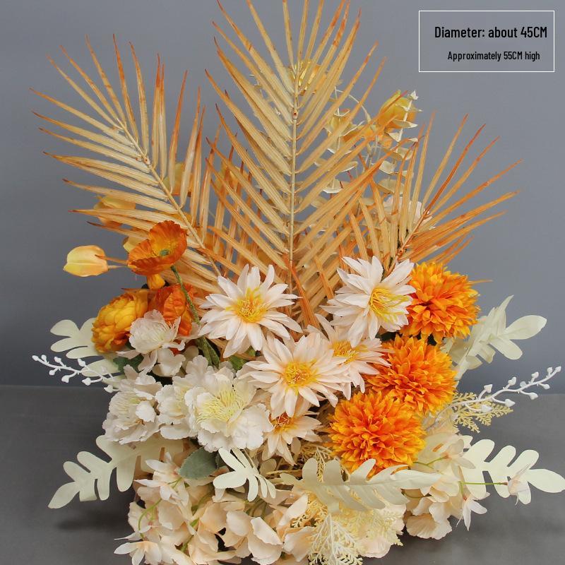Artificial Wedding Aisle Flowers: Hotel Table Arrangements & Decorative Flower Balls for Stage and Welcome Area