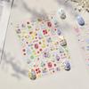 Kawaii Red Jelly Tomato Nail Art Sticker Bowknot Star Cute Summer Fruit 5D Fruit Self Adhesive Nail Art Decals For Summer Diy