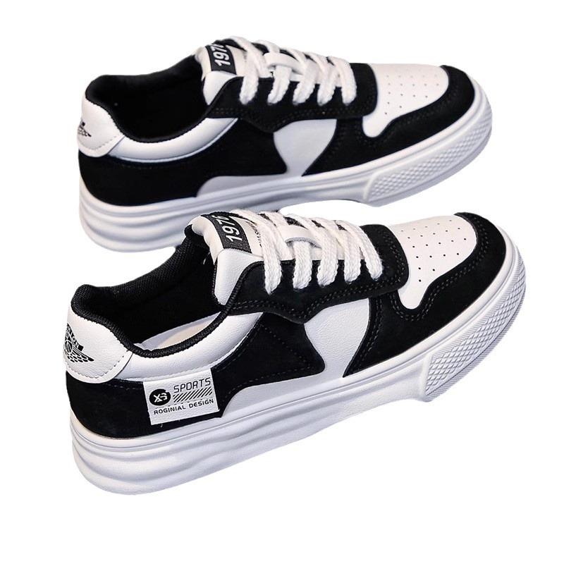 Board Shoes Women's Spring and Autumn Flat Platform Summer New Popular Explosion Versatile Black Student Leisure Sports