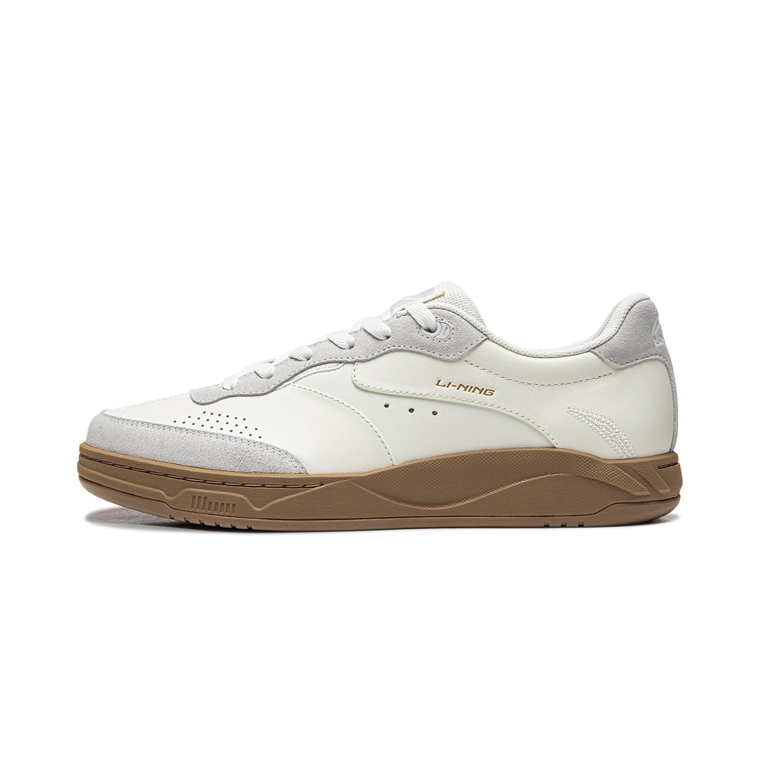

Li Ning Classic Versatile Fashion Thick-Soled Sneakers Unisex Sneakers White Gray AGCV385-1 42⅓