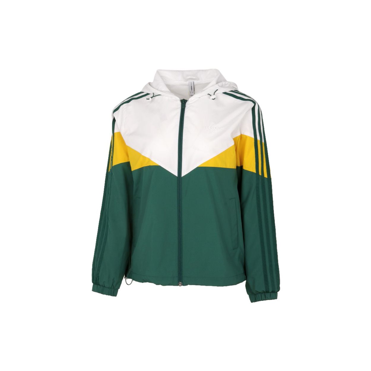 

Adidas Neo Windbreaker Color Block Sports Hoodie Women Jacket Green GP5433 M