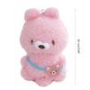 Cartoon Stuffed Animal Shape Keychain Backpack Pendant Cute Stuffed Toy Car Keychain Bag Birthday Gift for Boy Girls