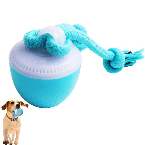 Interactive Dog Toy Ball Pets Electric Ball with Ropes Automatic Moving And Rolling Pet Toy for Small Medium Large Dogs Daily Training And Exercise