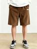 Summer new men's corduroy shorts Japanese loose straight five-point pants casual versatile outer sweatpants