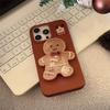 Gingerbread Man Rocking Stand iphone17iPhone Case15promax Christmas Cartoon14Applicable13Soft