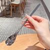 Premium 18/10 Stainless Steel Long Handle Spoon for Mixing, Eating, Dessert, and Ice Cream