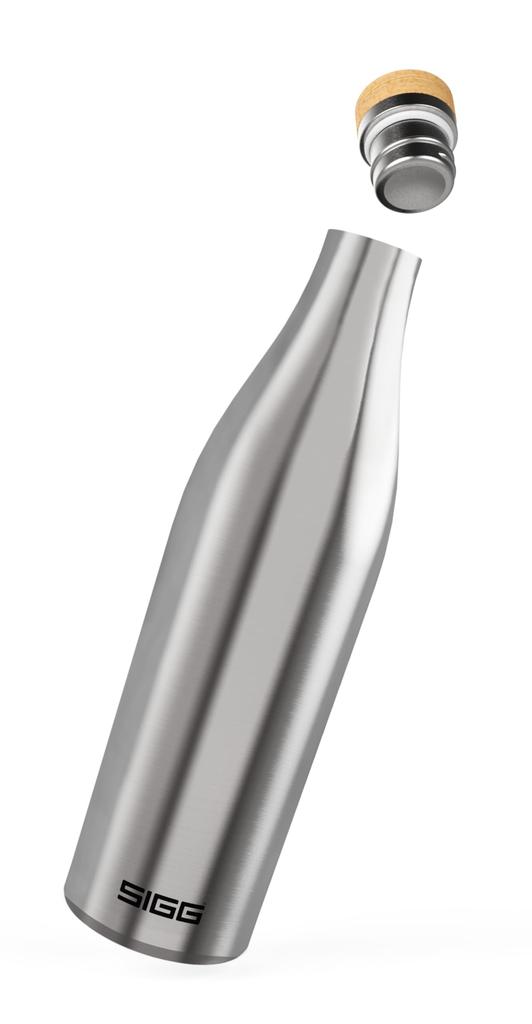 [Authentic Japanese Product] SIGG Meridian 0.5L Brushed Stainless Steel Vacuum Insulated Bottle, Keeps Hot or Cold, Highly Airtight, Leak-Resistant,