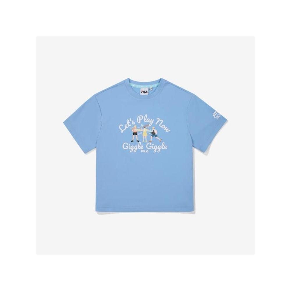 

[fila Kids] Футболка Summer Play Basic Fk2rsf2g01x Sbu q0zFk2rsf2g01xSbu SKYBLUE/110