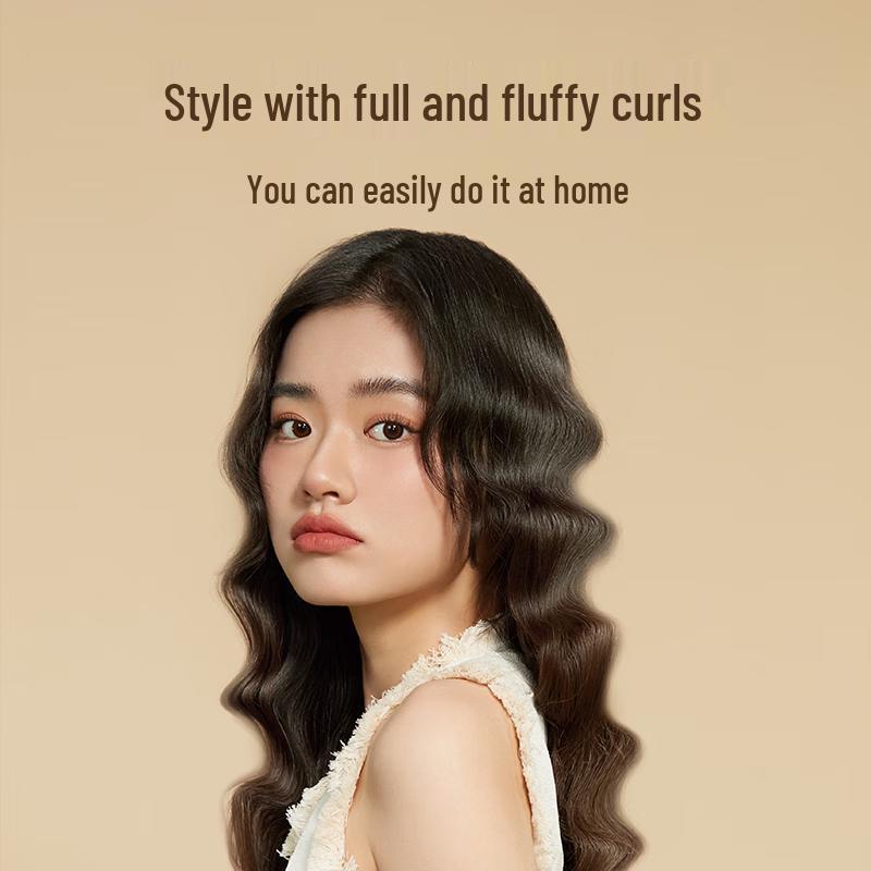 RIWA Negative Ion 28mm Egg Roll Hair Curler CN plug (adapter included)