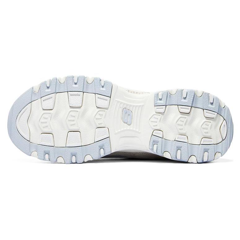Skechers D'Lites 1.0 Shoes 'Beige Light Blue' Women's 896276-NTGY