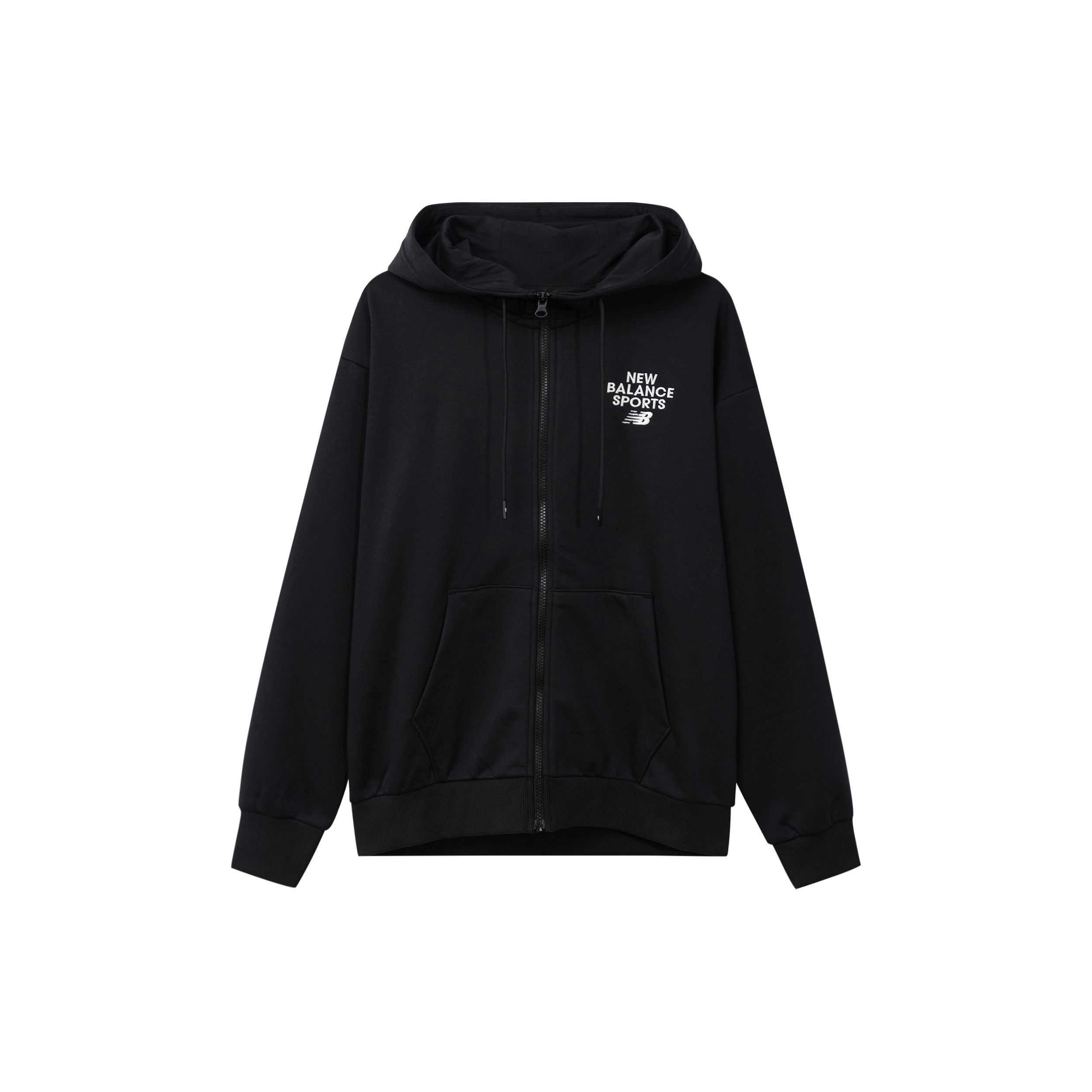 

Куртка New Balance с капюшоном и длинным рукавом на молнии с алфавитом, куртки унисекс, черные 6DD12033-BK