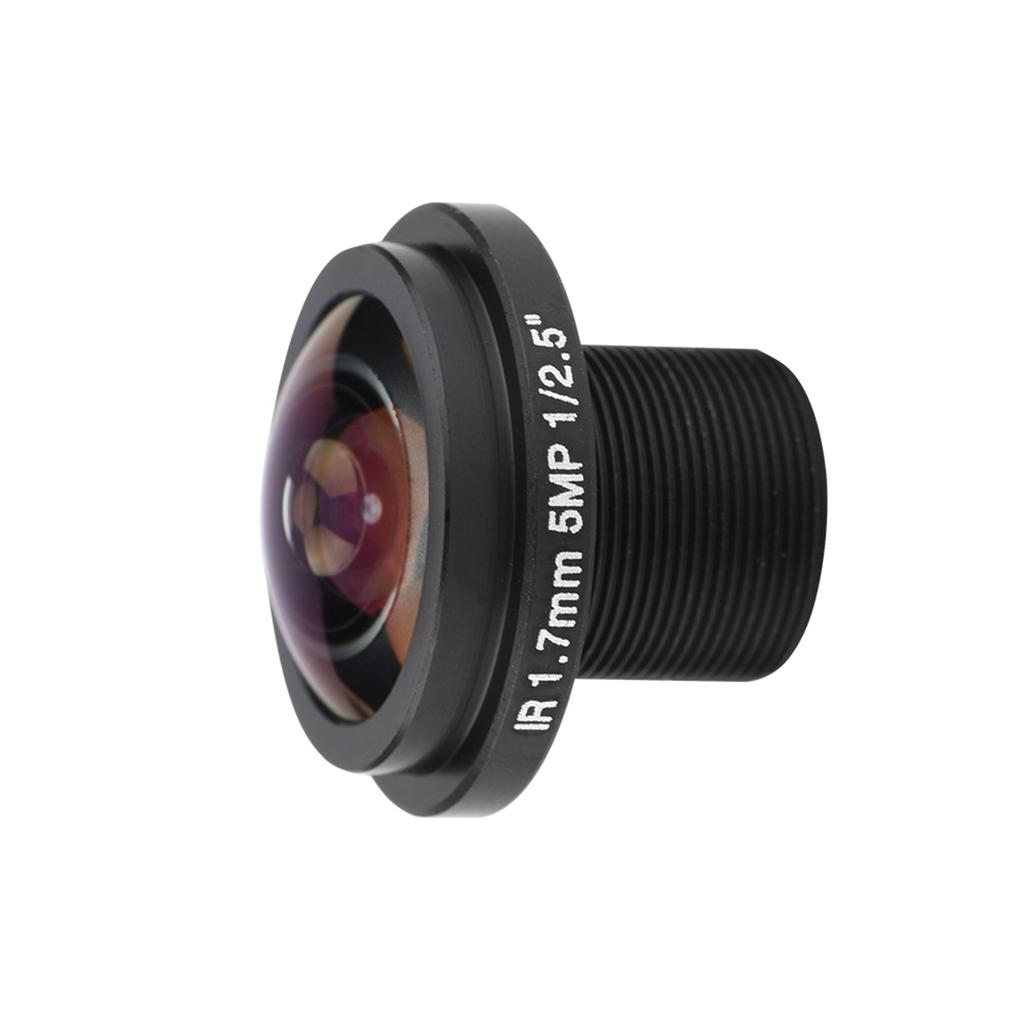 5MP HD Fisheye Security Camera Lens 1.7mm Focal Length 185 Degrees CCTV Lens for Fisheye Security Cam
