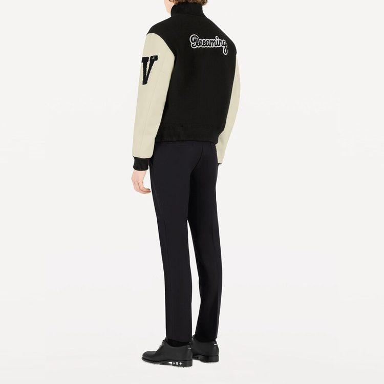 Louis Vuitton SS22 Baseball Jacket Men's Black 1A5F4P