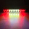 12 LED Strobe Warning Light  Police Lights Tail Lamp Led Side light 18 Flashing Modes for Car Truck Light 12V 24V White Yellow