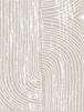 Boho Light Grey Peel and Stick Wallpaper Geometric Arches Contact Paper Removable Wall Paper for Kitchen Walls Cabinet Drawer
