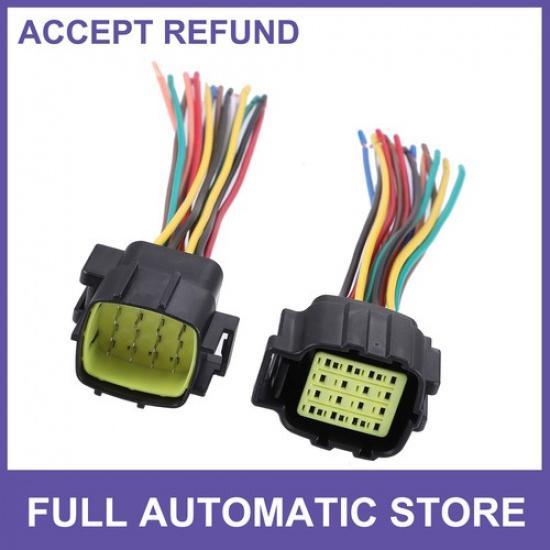 

Car Wiring Harness Connector Set Single Set 16Pin Connector Plug Pigtail