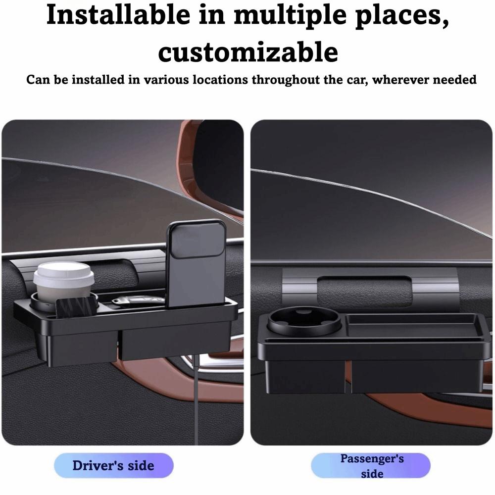 Storage Box Cup Holder Storage Barrel Pocket Multi Functional Storage Box Car Storage  Car Interior