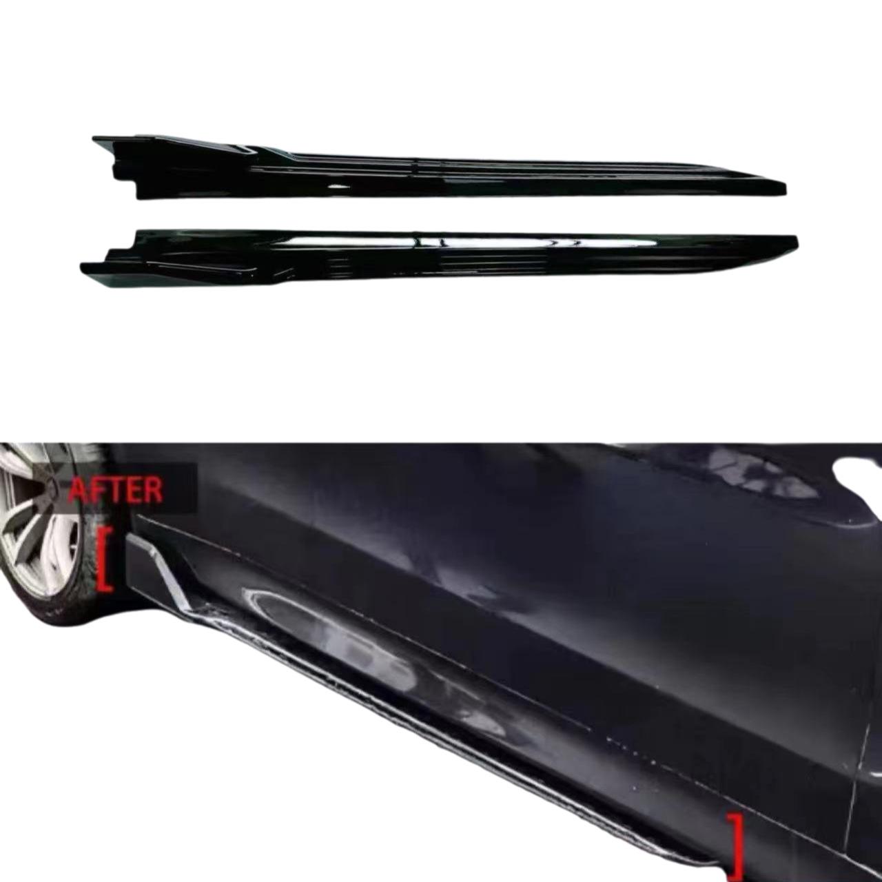 

Compatible with BMW X5 F15 Side Skirt Black Warrior 14-18 Model Car Modification Parts Small Body Kit Glossy Black