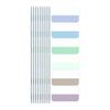 10 Pcs Sticky Notes Page Markers Practical Reading Tabs Self-adhesive Sticky Index Tabs for Books Bookmarks Binders