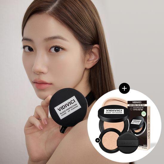 VIDIVICI Black Perfection Cover Fit Cushion Promotion (Product + Refill)