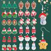 Mini random creative Christmas resin pendant, fun DIY clothing, shoe decoration, Christmas atmosphere accessories