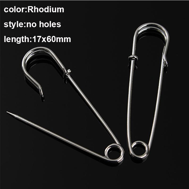Louleur High Quality Big Large Long Wedding Brooch Safety Pins Needles for Women DIY Brooch Pins Jewelry Making Findings