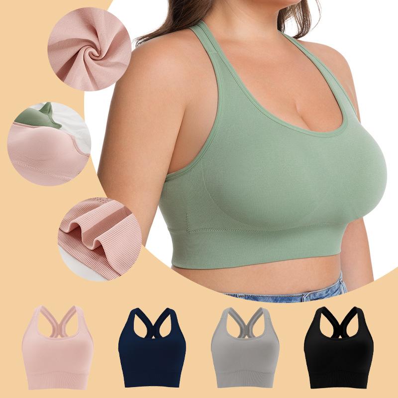 Plus Size Racer Back Sports Bra