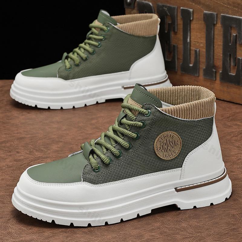 

Fashion Mens Ankle Boots 2025 Autumn Comfortable Anti Slip Outdoor Sports Ankle Boots Platform High-quality Men Short Boots Botas Hombre 39