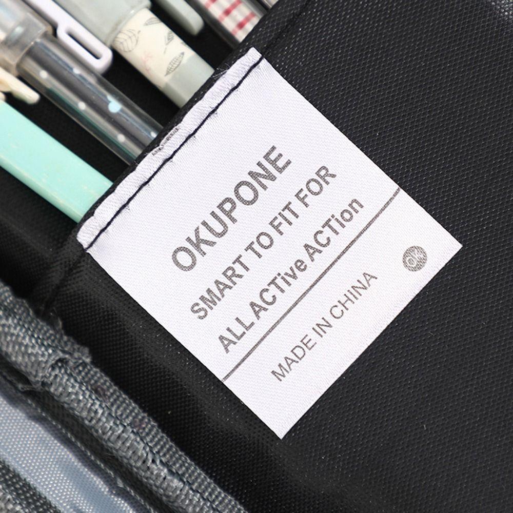 New Oxford Pen Bag Ultra-thin Portable Pencil Case Multi-functional Stationery Organizer Students Gift