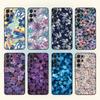 Flowers A-Art Phone Case For Samsung S26,S25,S24,S21,S22,S23,S30,Ultra,S20,FE,Lite,10,9,Black Cover