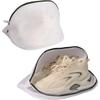 1 White Portable Lazy Shoe Bag, Sturdy and Durable, Reusable, Suitable for Washing Machines and Dryers