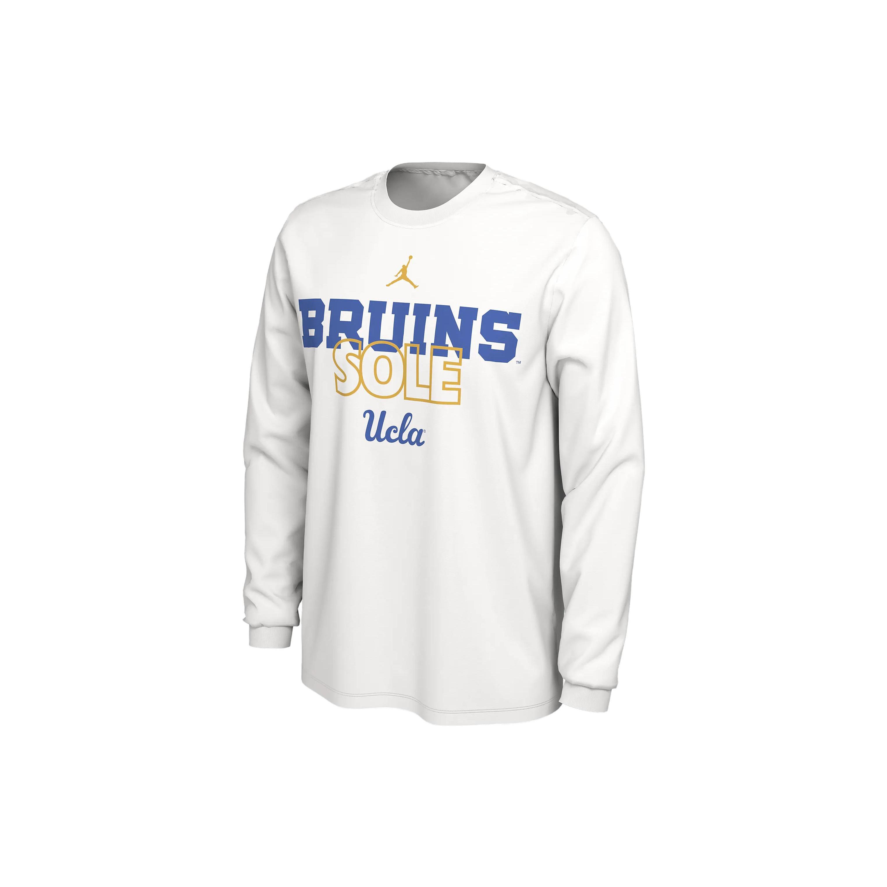Jordan Sweatshirts Men s White Crew Neck Moderate Regular FV7625-100 L