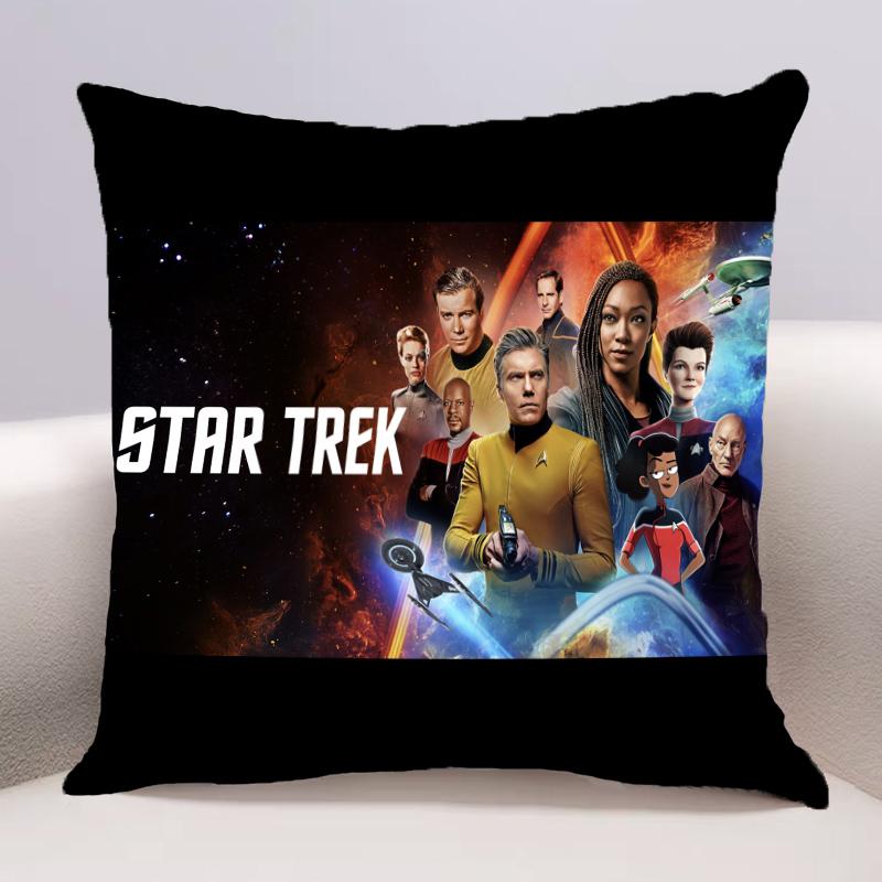 Star Trek Cushion Cover For Sofa Pillow Case Cover Seat Car Throw Pillowcase 45X45Cm For Home Decorative 029