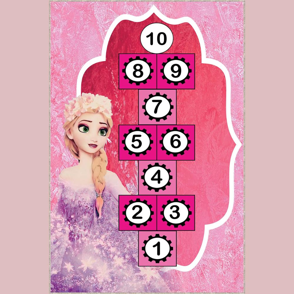 Miru Home Digital Print Washable Non-Slip Dot Base Living Room,Children and Baby Carpet Mcb-40