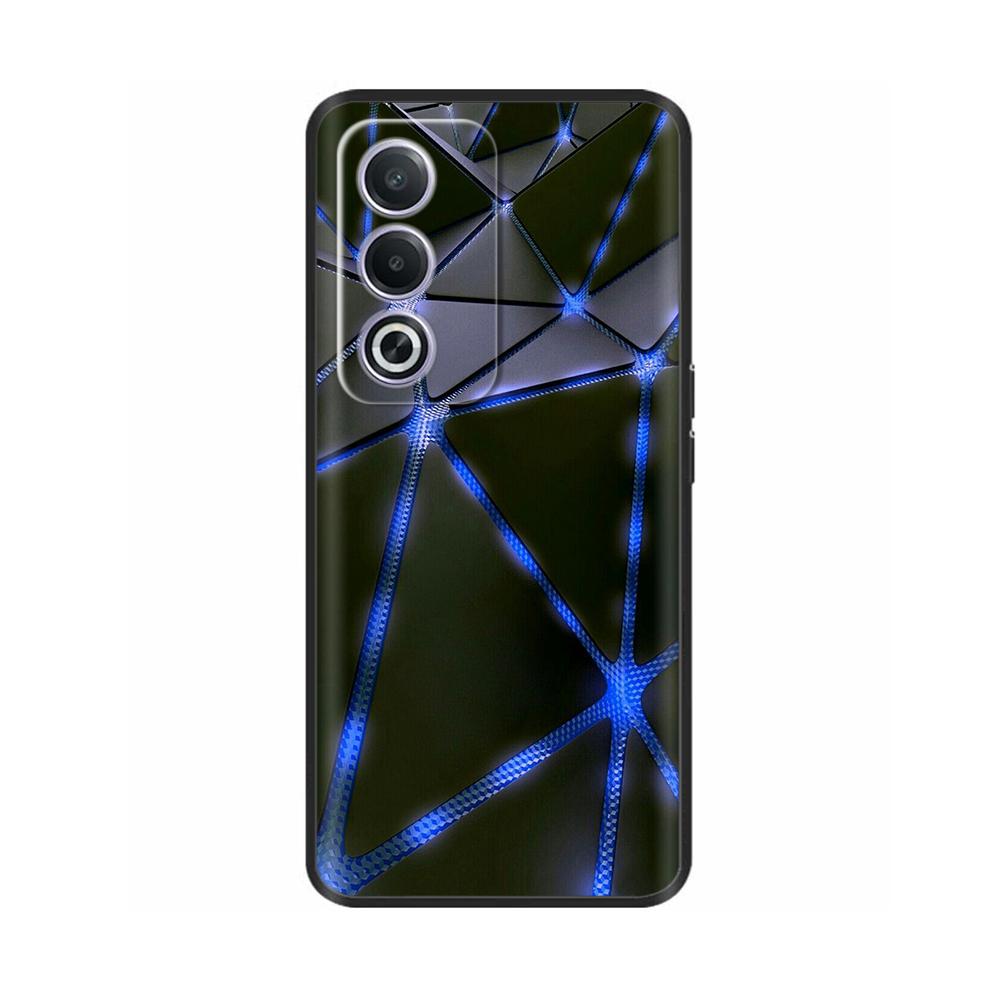 Phone Case for OPPO K12X 5G 6.67" CPH2667 Protection Luxury  Soft Black Silicone Shockproof Shell Painted Back Cover Funda Coque