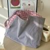 Reversible Red & White Gingham Tote Bag for Women Large Capacity, Lightweight, with Fixed Shoulder Straps, Perfect for Everyday Use, Shopping,Handbag