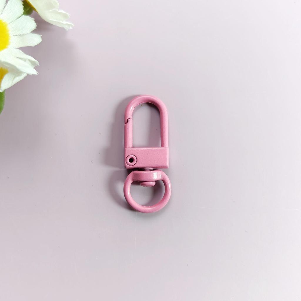 Bunte DIY Schlüsselanhänger-Accessoires: Kleine 3-Punkt Candy Color Hundeschnalle für Schmuck, Handtaschen und Puppenaufhängung