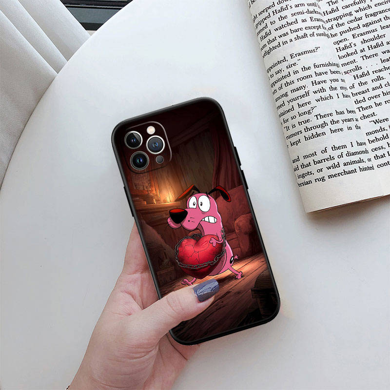 IR5 Courage Cowardly Dog Phone Case for Xiaomi Poco F7 M7 X7 C75 C71 C51 C50 C55 C65 C40 F6 F5 X6 X4 X3 X2 M6 M5 M4 M3 M2 F3 F2 F1 Pro