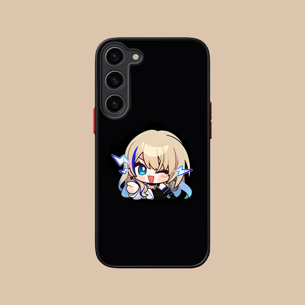HSR Serval Silicone Mobile Phone Case for Samsung Galaxy S26 S25 S24 S23 S22 S21 Plus FE Ultra Colorful Cover