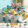 Compatible Educational Toys 3-6 Years Old Douyin Kuaishou Children'S Building Block Table Large Particles Multifunctional Large