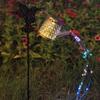 Led Solar Watering Can Light Waterproof Outdoor Walkway Iron Plug Chandelier Street Strip Hanging Lighting Lanscape Patio Lights