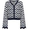 VEROMODA Women's V-Neck Cutout Knit Short Top