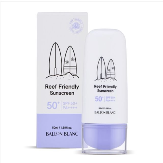 Ballon Blanc XGZFVWJO Leaf Friendly Sunscreen 50ml